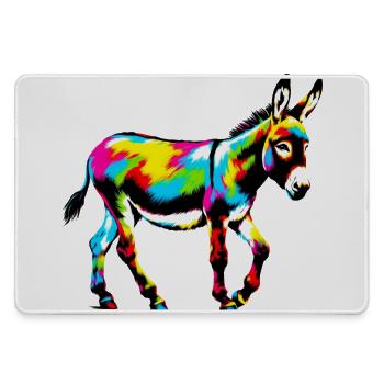 Donkey Mule - Large Gaming Mouse Mat - grey - Front