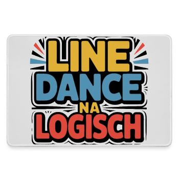 Line Dance Logical - Large Gaming Mouse Mat - grey - Front