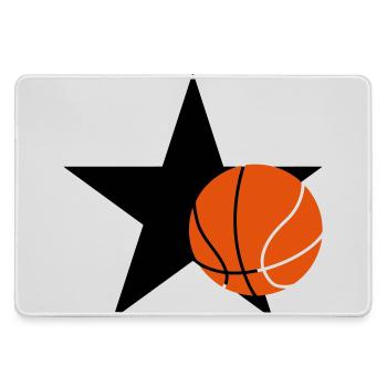 Basketball - Basket Ball - Game - Sport - Player - Large Gaming Mouse Mat - grey - Front