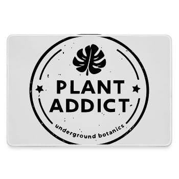 Plant Addict - Mousepad groß für Gamer - Grau - Vorne