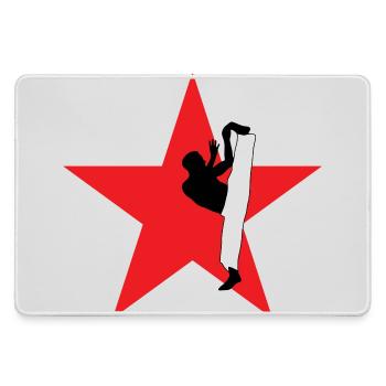 Capoeira - Combat - Danse - Grand tapis de souris gamer - bruyère - Devant