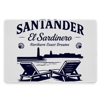 Santander El Sardinero Beach -Northern Coast Dream - Large Gaming Mouse Mat - grey - Front