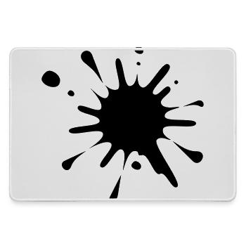 Farbspritzer-Bild* - Mousepad groß für Gamer - Grau - Vorne