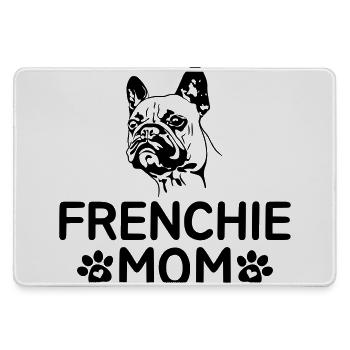 Frenchie Mom - Large Gaming Mouse Mat - grey - Front