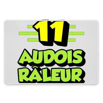 Beschwerdender Audois - Mousepad groß für Gamer - Grau - Vorne