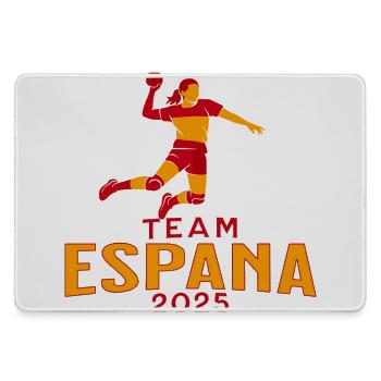 Handball World Cup 2025 Spain Pullover Hoodie - Large Gaming Mouse Mat - grey - Front