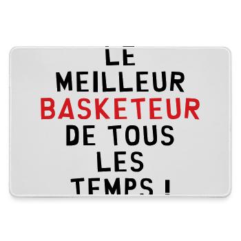 Basketball Best Basketball Player - Large Gaming Mouse Mat - grey - Front