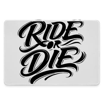 Ride or Die - Large Gaming Mouse Mat - grey - Front