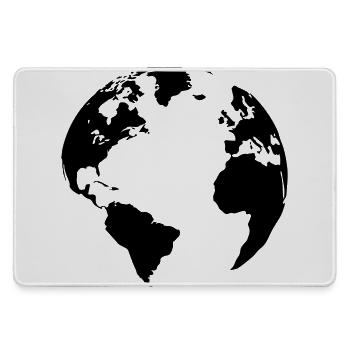 Mutter Erde - Mousepad groß für Gamer - Grau - Vorne