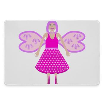 Fantasy Flower Fairy Foxglove Digitalia - Large Gaming Mouse Mat - grey - Front