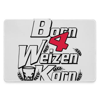 Wheat grain - born 4 grain - Party Fun --- - Large Gaming Mouse Mat - grey - Front