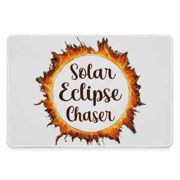Solar eclipse chaser - Mousepad groß für Gamer - Grau - Vorne