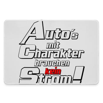 Auto Tuning Schrauber Kult Auto mit charakter (25) - Mousepad groß für Gamer - Grau - Vorne