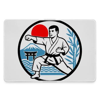 Karate Nature - Large Gaming Mouse Mat - grey - Front