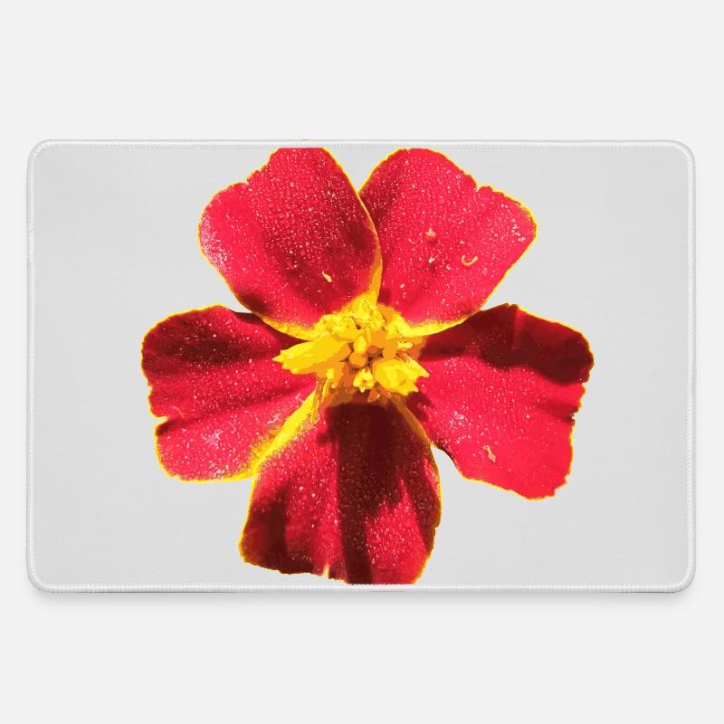 Tagetes - Large Gaming Mouse Mat - grey