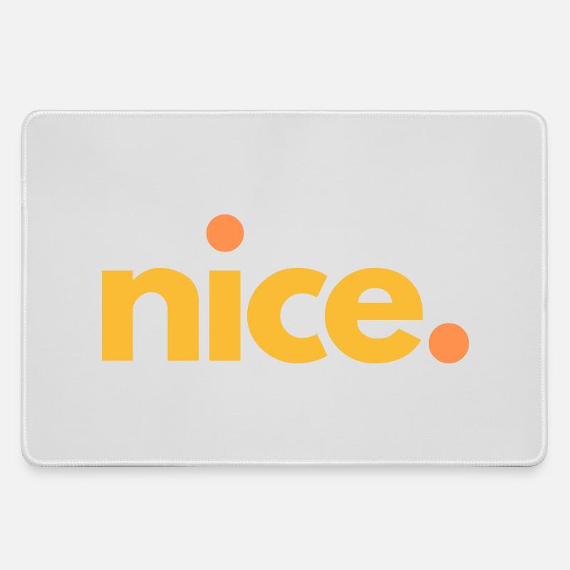 nice.04 - Large Gaming Mouse Mat - grey