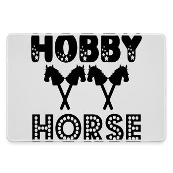 STECKENPFERDE - HOBBY HORSE - Mousepad groß für Gamer - Grau - Vorne