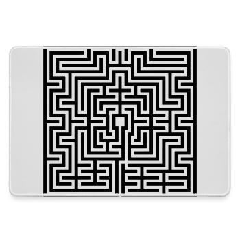 Labyrinth - Large Gaming Mouse Mat - grey - Front