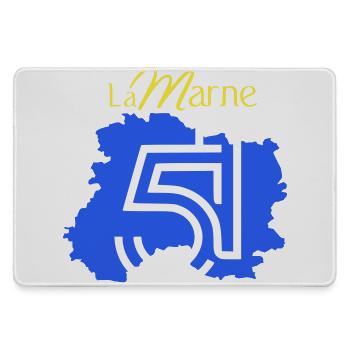 The Marne 51 - Large Gaming Mouse Mat - grey - Front