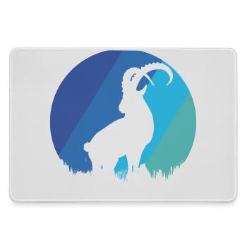 Capricorne - Grand tapis de souris gamer - bruyère - Devant
