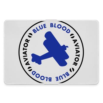 Aviator- blue blood - Mousepad groß für Gamer - Grau - Vorne