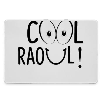 COOLER RAOUL! - Mousepad groß für Gamer - Grau - Vorne