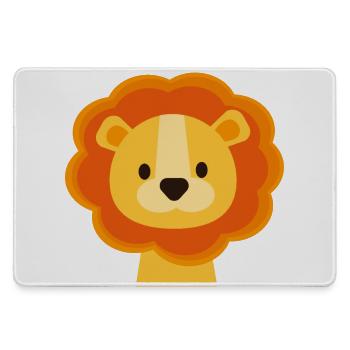 Bébé Lion - Grand tapis de souris gamer - bruyère - Devant