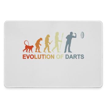 Vintage Dart Evolution - Mousepad groß für Gamer - Grau - Vorne