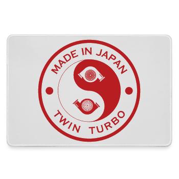 Fabriqué au Japon Twin Turbo Car Auto - Grand tapis de souris gamer - bruyère - Devant