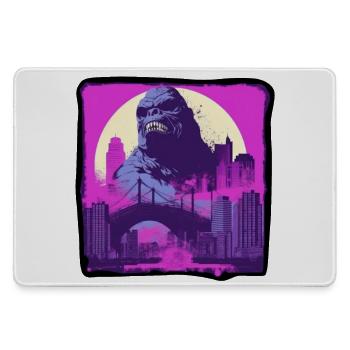 Gorilla 05 - Large Gaming Mouse Mat - grey - Front