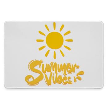 Summer Vibes - Large Gaming Mouse Mat - grey - Front