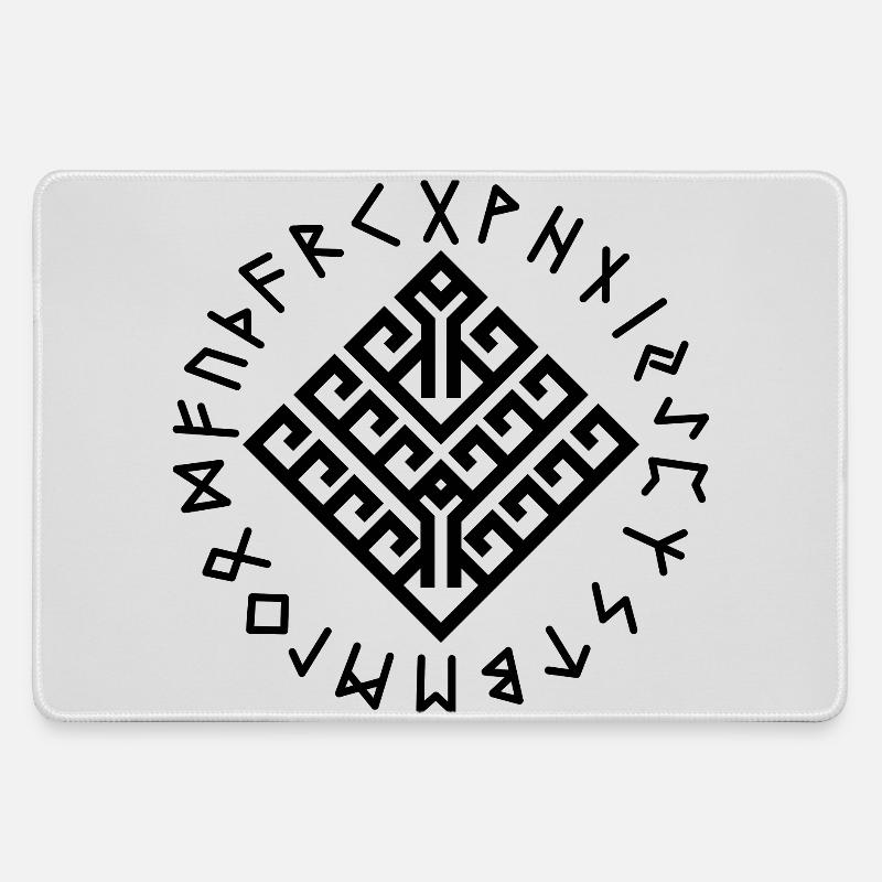 Yggdrasil (BR) - Large Gaming Mouse Mat - grey