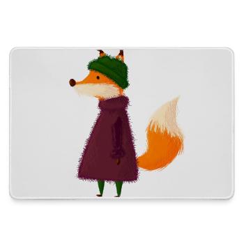 Renard - Grand tapis de souris gamer - bruyère - Devant