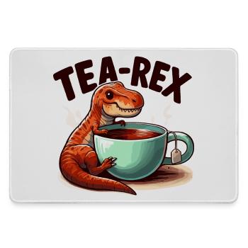 Thé Rex Thé Rex Cadeau de buveur de thé - Grand tapis de souris gamer - bruyère - Devant