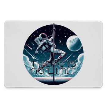 Pole dance astronaute Pole Dance cadeau - Grand tapis de souris gamer - bruyère - Devant