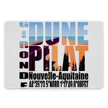 THE DUNE OF PILAT GIRONDE NEW AQUITAINE - Large Gaming Mouse Mat - grey - Front