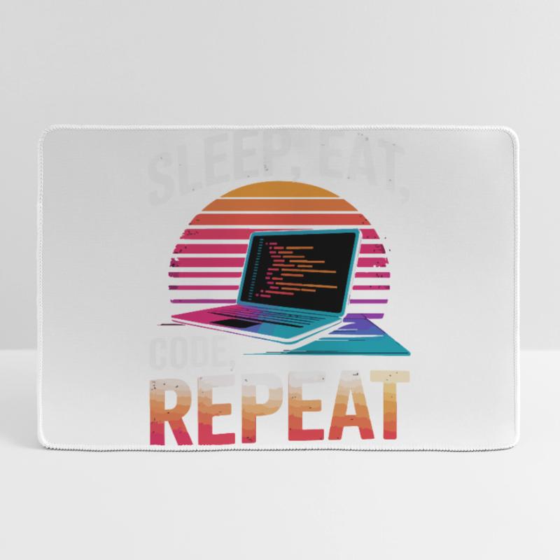 Sleep Eat Code Repeat Gift Programmer Developer Large Gaming Mouse Mat