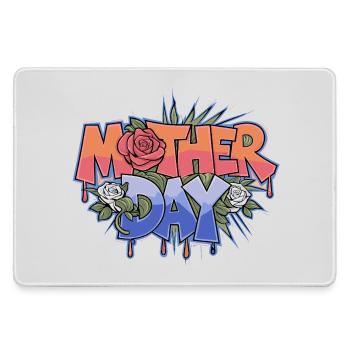 Graffiti Mother Day - Large Gaming Mouse Mat - grey - Front