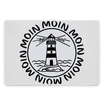 Moin Moin Lighthouse – Maritime Coastal Design - Large Gaming Mouse Mat - grey - Front
