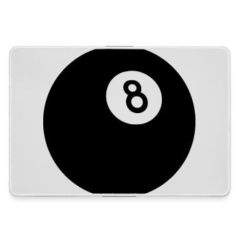 Black Eight - Large Gaming Mouse Mat - grey - Front