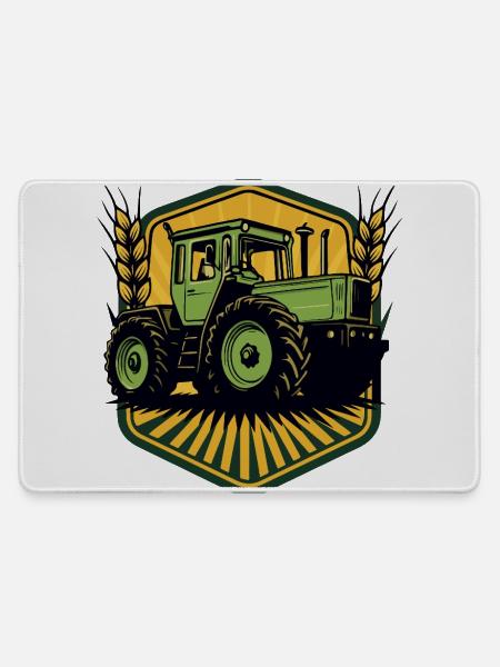 Feldkraft Legende MB Trac - Mousepad groß für Gamer - Grau