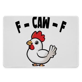 Sarkastisches Huhn F-CAW-F - Mousepad groß für Gamer - Grau - Vorne