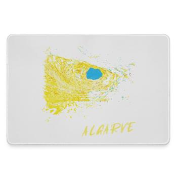 Benagil Meereshöhle an der Algarve, Portugal - Mousepad groß für Gamer - Grau - Vorne