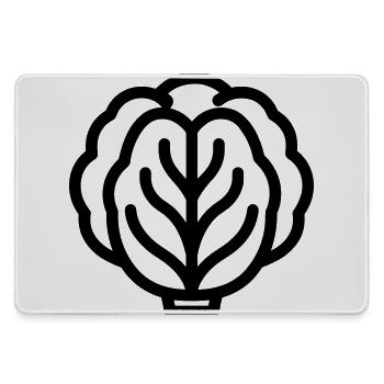 cabbage - Large Gaming Mouse Mat - grey - Front