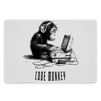 Code Monkay - Mousepad groß für Gamer - Grau - Vorne