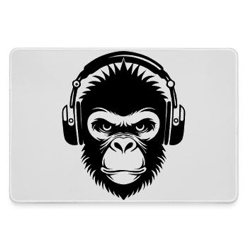 Street-Affenkopf Tanz Edition Shirt - Mousepad groß für Gamer - Grau - Vorne