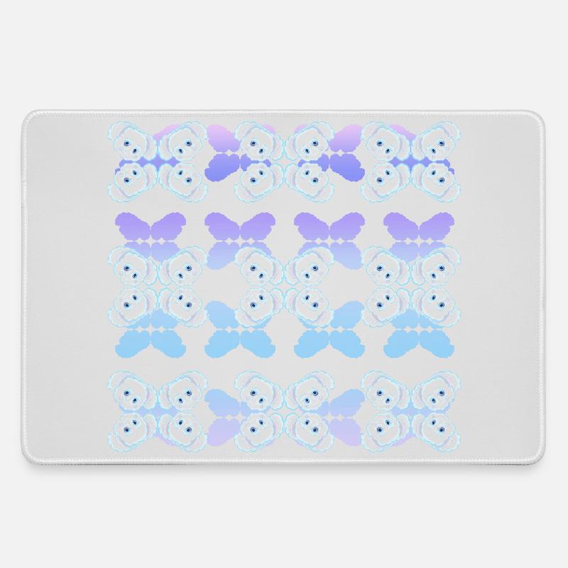 Snow Koala - Large Gaming Mouse Mat - grey
