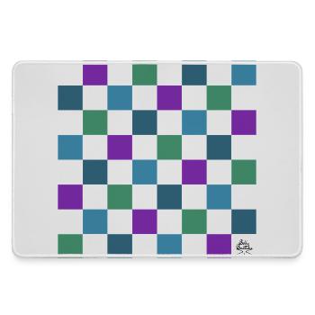 Échiquier - Design réalisé par Belly Buitton - Grand tapis de souris gamer - bruyère - Devant