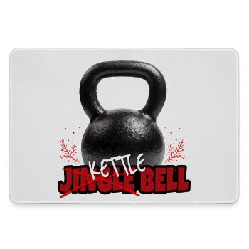 Jingle Bell - Kettlebell - Mousepad groß für Gamer - Grau - Vorne