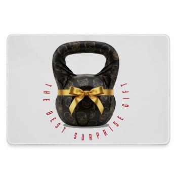 Kettlebell - le meilleur cadeau surprise pour lui. - Grand tapis de souris gamer - bruyère - Devant